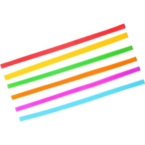 Lot de 6 sangles en silicone Healeved pour serviettes plage et matériel camping, résistantes au