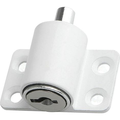 Verrou de sécurité pour portes – Verrou de fenêtre en aluminium anti-effraction avec clé, adapté aux armoires et aux portes de la maison – Verrou de sécurité fiable pour un environnement de vie sûr (b (1/5)