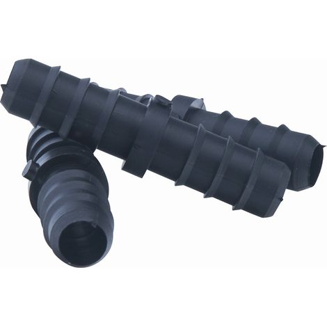 Jonction Droite Pour Goutte à Goutte ø16mm Cannelé Par 3 Pièces - Rain