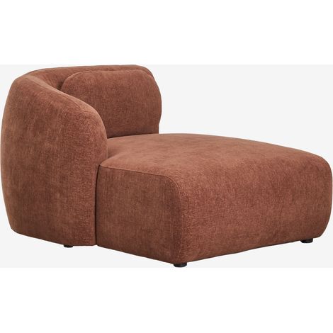 SKLUM Linkes Chaiselongue-Modul für modulares Sofa aus Chenille Coquette                                   