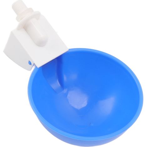 10 Pièces Bec Abreuvoir Automatique Épais G1/8 Filetage Mâle Bleu pour Volailles, Cailles et Oiseaux (1/5)
