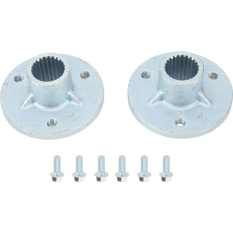 Generic Moyeu de Roue D'essieu Arrière à Goujons avec Performances Stables pour Quad Moto ATV Go Kart, Matériau en Alliage D'acier Noir 23T Moyeu de Roue D'essieu Arrière à 3 Goujons pour Pneus de 5" (1/5)