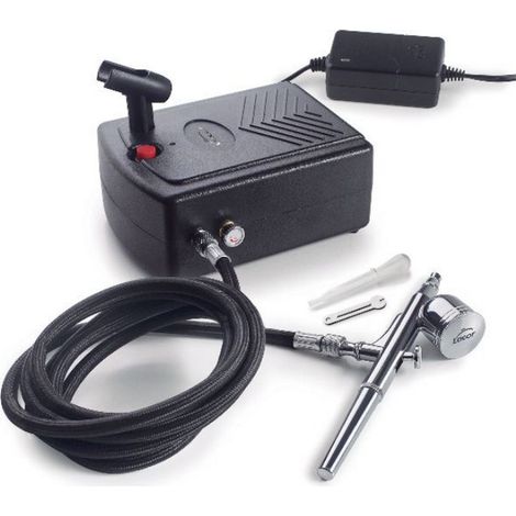 aerógrafo con compresor de 2 bar - 69450 - lacor - (1/2)