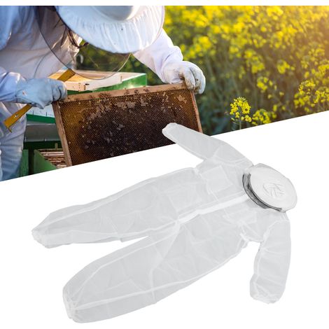 Combinaison intégrale de protection pour apiculteurs, vêtements respirants de protection pour apiculteurs, gants de protection pour apiculteurs, vêtements d'été climatisés, outils apicoles, fourniture (1/5)
