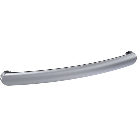 Nuie Chrome 211mm D Shaped Furniture Handle with 192mm Hole Centres - H184 (1/2)