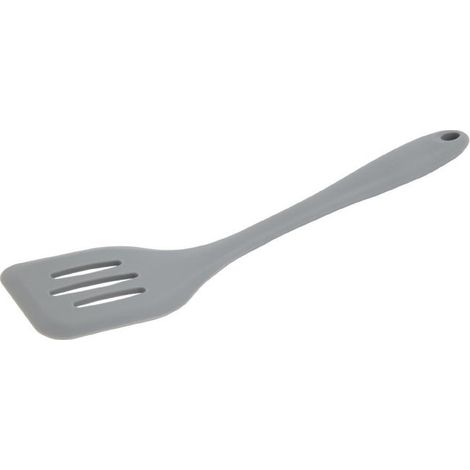 Pelle Pour Cuisine Ajourée Grise en Silicone Résistant à la Chaleur - 295 mm - Vogue (1/5)