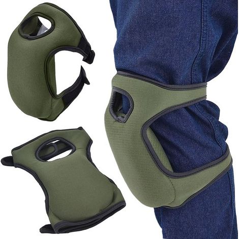 Genouillères de jardinage - Lot de 2 - Protection des genoux - Pour paveurs, bricoleurs, ouvriers du bâtiment et jardiniers (1/5)