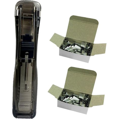 Distributeur de trombones et agrafeuse portables pour fournitures (1/5)