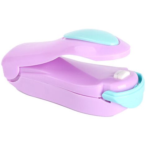 Mini Scellant Sac, Scellant Sous Vide Thermique Portable, Scellant En Plastique, Pinces Sac, Thermoscellage, Machine à Sceller Refermer les Sacs Plastique Garder(violet) (1/5)