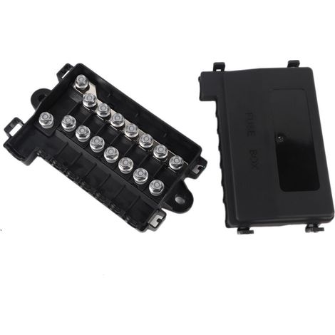 MIDI MultiWay Block Fuse Box Support, Fuse Box for Motorhome, Car, Boat, Bus, Accessory in Buses, Boats, Trailers and More, This Box. (1/5)