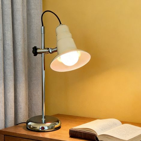 Lampe LED pour Maison et Bureau - Hauteur Ajustable, Tête Pivotante 350°, 3 Lumières Dimmable - Lecture/Chevet/Dortoir (35cm) (1/5)