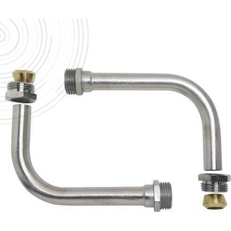 Kit de raccordement cannes de radiateur à visser 1/2 (1/2)
