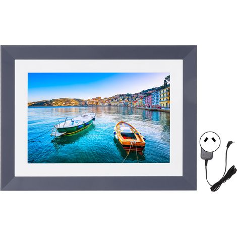 Cadre photo numérique WiFi écran tactile, album électronique avec application pour envoyer des photos, prise AU 100‑240V (1/5)