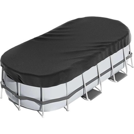 Rectangular Swimming Pool Cover Oxford Cloth Pool Protection Cover Above Ground Pool Cover Waterproof- 54927425cm (1/5)