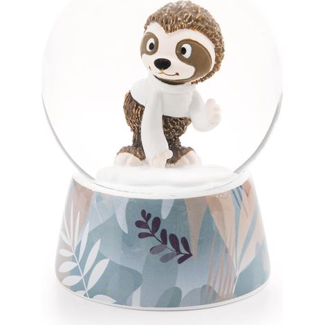 Boule à Neige avec Paresseux Izzy Icetumbler, 6,5 cm, Beige, Accessoire de décoration, Scintillante, Globe en Verre, Une idée Cadeau Parfaite pour célébrer l’amitié (1/3)