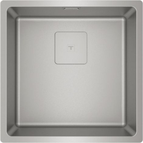Fregadero de cocina TEKA PureLine Fortinox Inox mate 50x40 cubeta simple 18/10 SilentSmart (1/5)