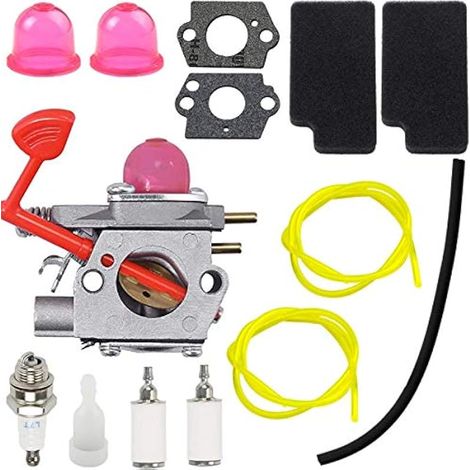 Carburateur WT-875 pour souffleur de désherbeur Craftsman Poulan Pro McCulloch BVM200C BVM200VS P200C GBV325 P325 200 mph avec kit de Mise au Point Filtre à Carburant Filtre à Air (1/5)