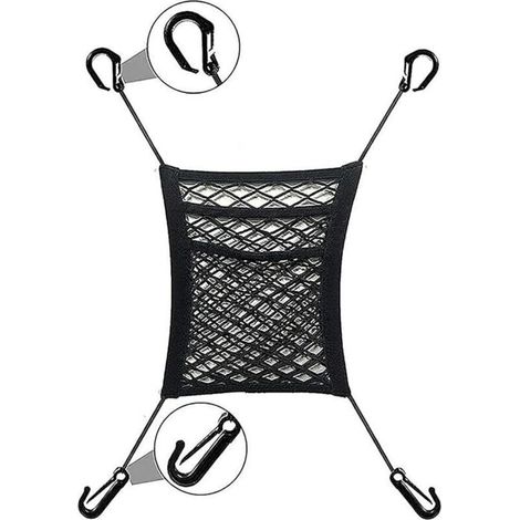 Sac de rangement en filet pour siège de voiture, poche filet de rangement pour siège de voiture, filet pour dossier de voiture