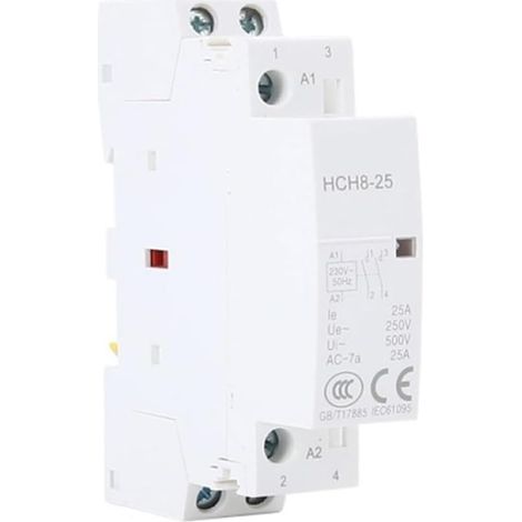Haushalts-Gleichspannungsschütz, multifunktionaler Modulschalter für Fernbedienung, Licht, Heizung, Lüftung (2P 25A 1NO1NC)