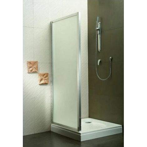 Parete Fissa Vetro Opaco da abbinare 60 70 90 100 120 Box Doccia 1 Lato - Misura Box Nicchia 60 (1/2)