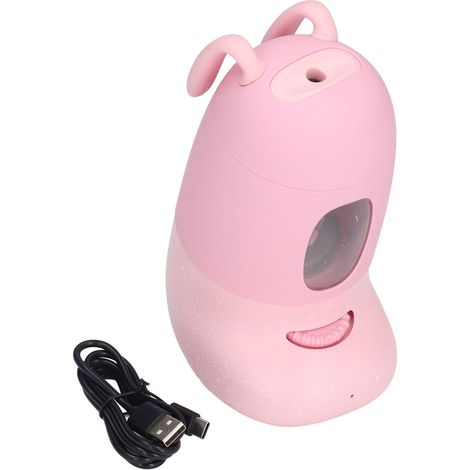 Taille-crayon électrique, capacité 2000 mAh, 7-8 mm, épaisseur 2B-4B, conception sûre et stable, convient à une utilisation à la maison, au bureau et à l'école, rose.