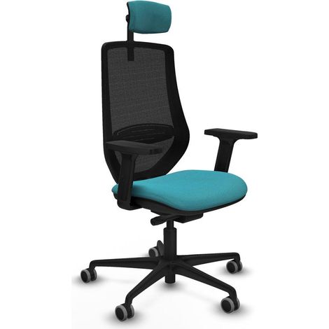 Piqueras y Crespo D036G2W Chaise de Bureau Turquoise (1/3)