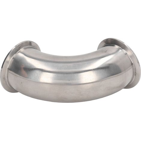 Colliers de serrage sanitaires à montage rapide pour coudes, coudes à 90° de diamètre égal, raccords de tuyauterie en acier inoxydable 304, bagues sanitaires, coudes à 90°, raccords 51 (1/5)