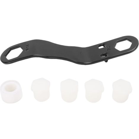 Kit de bouchon de vidange pour chauffe-eau de camping-car avec clé coudée et ruban PTFE pour bouchon de vidange de chauffe-eau de camping-car de 7/8 po et 15/16 po (1/5)
