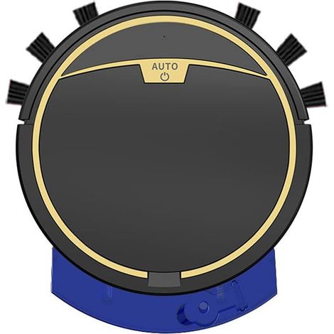 Robot aspirador 3 en 1, aspirador y fregador, robot recargable, silencioso y delgado, súper potente, para pelo de mascotas/pelo humano/polvo/alfombras (1/5)