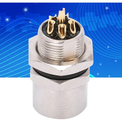 M8-B-S6 Frontbuchse mit wasserdichtem M8-Stecker (1/5)