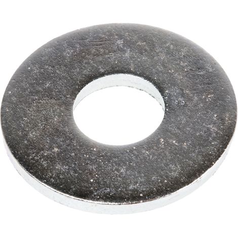 Rondelle plate, M10, M10 (Form G), Acier, 11mm x 30mm, Galvanisé brillant ( Prix pour Sachet de 100 )