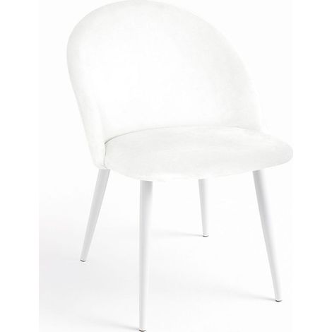 Packs Sillas Comedor - Pack 6 Sillas White Vint Terciopelo - Blanco (1/5)