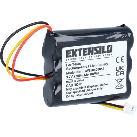 EXTENSILO Batería compatible con tonies Toniebox  caja audio (2700 mAh, 3,7 V, Li-Ion) (1/5)