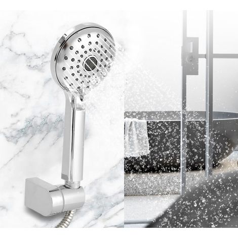 G1/2-Zoll-Handbrause-Set mit Galvanisierung, Handbrausekopf, Schlauchhalterung und Zubehör (1/5)