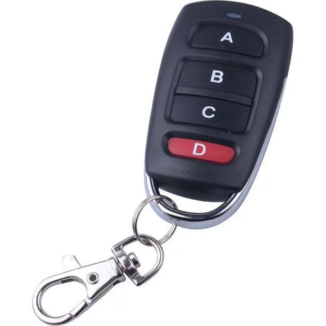Télécommande de porte de garage à volet roulant électrique 433MHz XiaoLajiao boutons ABCD