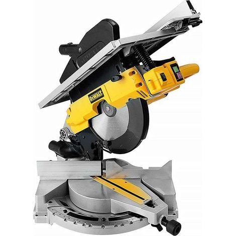 Dewalt – Scie à onglets radiale 1600W – Diamètre de lame 305mm – Vitesse 3300 tr/min – Inclinaison 0 à 48° – Système XPS pour coupe précise - D27113-QS