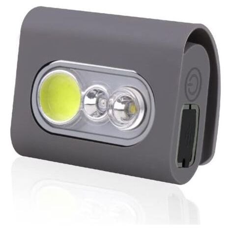 FENOPLASTICALampe de course à clipser, lampe de course LED de sécurité de 2000 lumens, avec clip magnétique puissant, lampe de nuit rechargeable par USB, convient aux coureurs, joggeurs, promeneurs de (1/5)