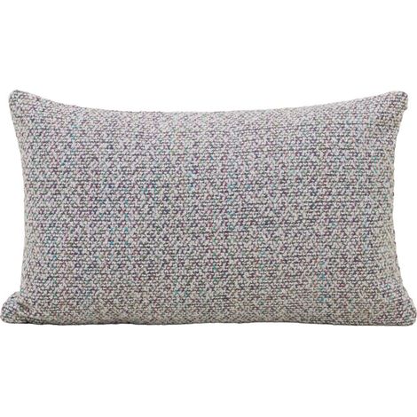 Housse de coussin en Bouclette chinée et fils colorés  BENNETT (1/4)