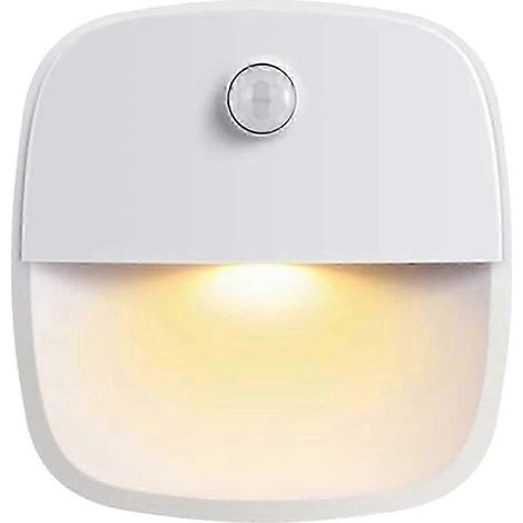 Veilleuse LED adhésive à piles, compatible avec un détecteur de mouvement, facile à installer en intérieur. (1/5)