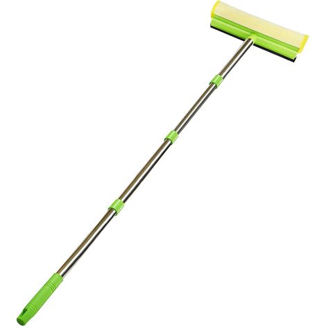 Squeegee - 10 Pouces - Manche Télescopique 58 Pouces - Pour Vitres Voitures et Bâtiments - 1 Pièce (1/5)