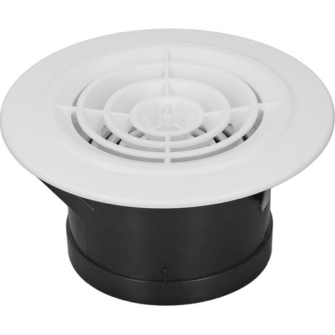 Rotatable Round Vent Cover Replacement Adjustable Air Exhaust Cover for Bathroom Kitchen 4in