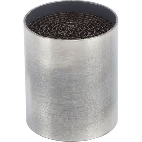 Pot d'échappement universel en acier avec catalyseur intégré – Silencieux central avant pour moto, installation facile (1/5)