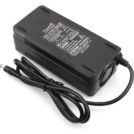 Trottinette Chargeur de Batterie 48V pour 13S Lithium Batteries électrique vélo Chargeur 54,6 V 3 A électrique Trottinette Ebike (DC 5.5 2.1) (1/5)