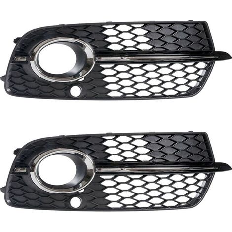 Copertura a nido d'ape per fendinebbia, per la griglia esterna destra di entrambi i paraurti anteriori dell'Audi Q5 S (modelli 2013-2017), codice ricambio: 8R0807682N