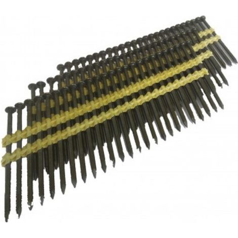 Mecafer – Lot de 500 clous 75mm à tête pleine ronde – Fixation solide pour bois dur – Pour chantiers humides et espaces confinés