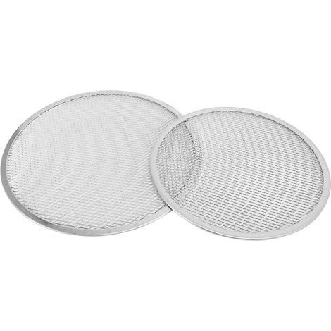 Antihaft-Pizzagitter-Backblech-Set 12 Zoll/14 Zoll Neues nahtloses Aluminium-Pizzanetz-Backgeschirr (1/3)
