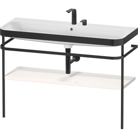 Set Duravit Happy D.2 Plus con soporte metálico, 1175x490mm, 2