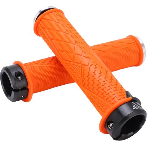 Poignées de VTT ENLEE orange (1/5)