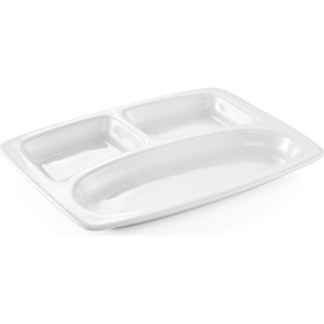Bac compartimenté porcelaine 31 x 23 cm 3 compartiments - Was Germany