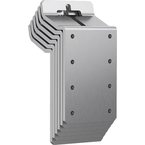 Support de fixation pour boîte aux lettres sur poteau, stable anti (1/5)